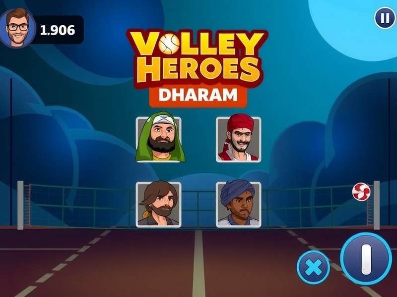 Volley Heroes Dharam Gameplay Screenshot