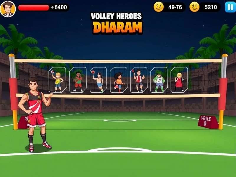 Volley Heroes Dharam Character Selection